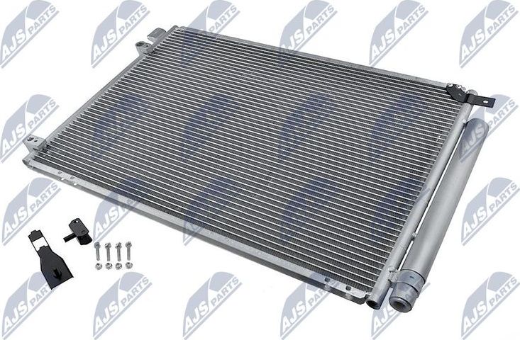 Радиатор кондиционера (конденсатор) NTY (алюминий). Артикул CCS-MZ-009