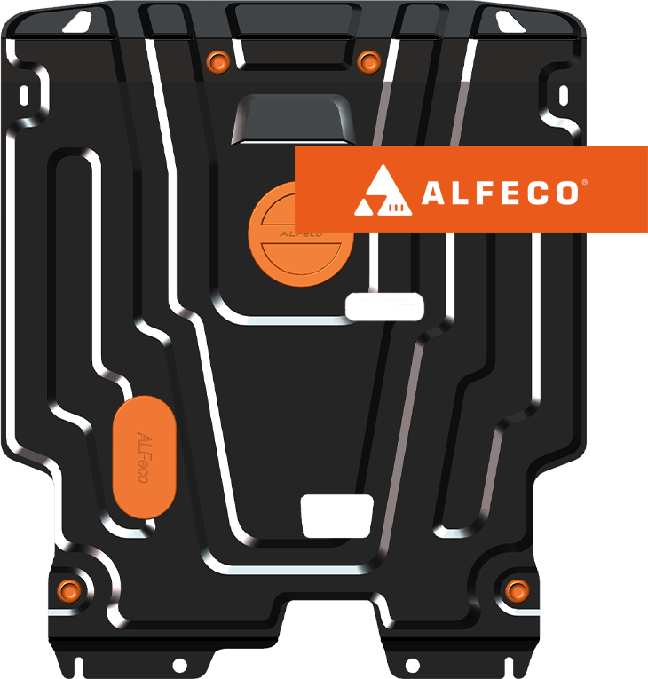 Защита Alfeco для картера и КПП Daewoo Gentra II 2013-2015. Артикул ALF.03.05 st