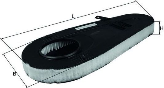 Воздушный фильтр Mahle. Артикул LX 3598