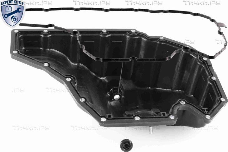 Масляный поддон картера двигателя Vaico EXPERT KITS + нижний для Audi Q5 I (8R) 2009-2017. Артикул V10-3860