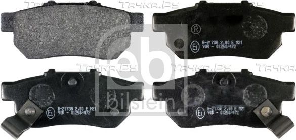 Тормозные колодки Febi Bilstein. Артикул 16301