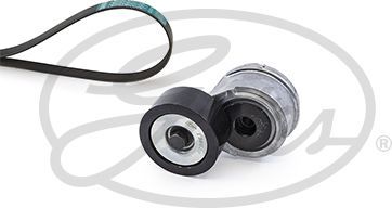 Приводной ремень поликлиновой с роликами (комплект) Gates FleetRunner™ Micro-V® для Mercedes-Benz Intouro 2005-2026. Артикул K028PK1365HD