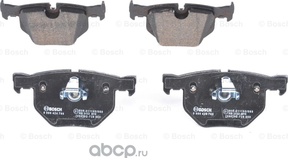 Колодки торм задн к-т BMW E90/E91/E92/E93/E60/E61 (Bosch). Артикул 986424766