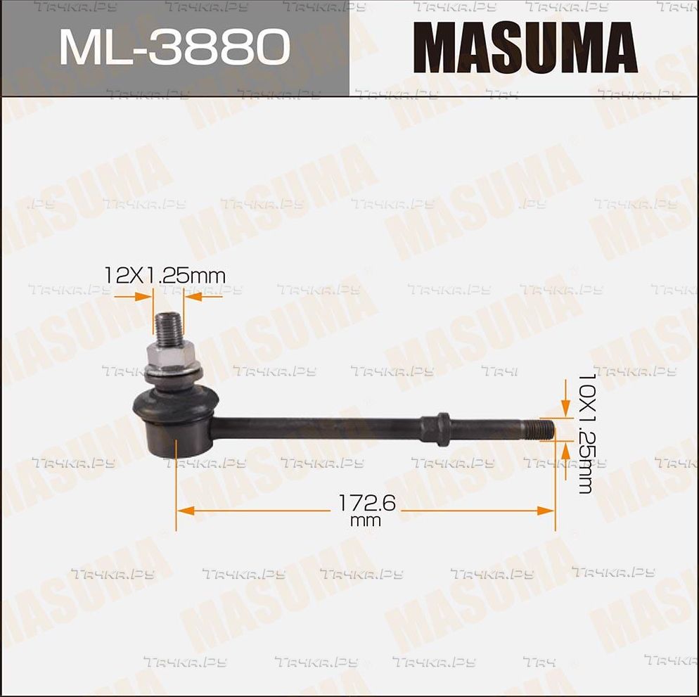 Стойка (тяга) стабилизатора Masuma передняя правая/левая для Toyota Hilux VII 2005-2006. Артикул ML-3880