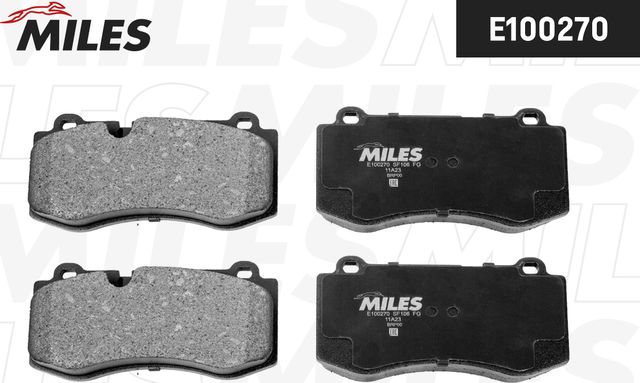 Тормозные колодки Miles (Semi-Metallic). Артикул E100270