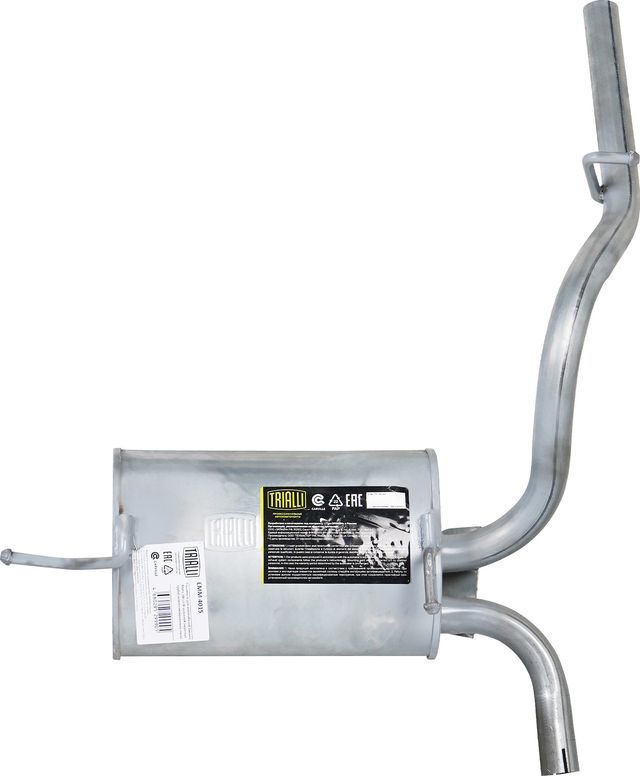 Глушитель Trialli (алюминий / сталь) для Daewoo Matiz I 1998-2015. Артикул EMM 4015