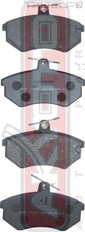 Тормозные колодки Akyoto Packing AKYOTO передние для Audi 80 V (B4) 1991-1994. Артикул AKD-1009
