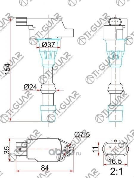 Катушка зажигания (TI-Guar). Артикул TG30520PWA003