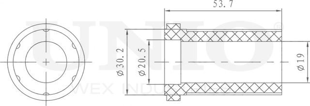 Втулка рессоры (Unio). Артикул RMP-10059
