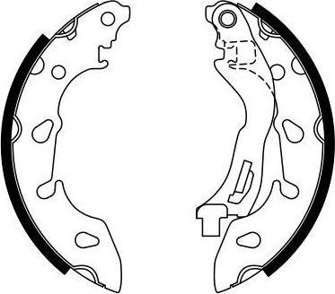 Тормозные колодки Bosch задние для Fiat Panda II 2010-2012. Артикул 0 986 487 772