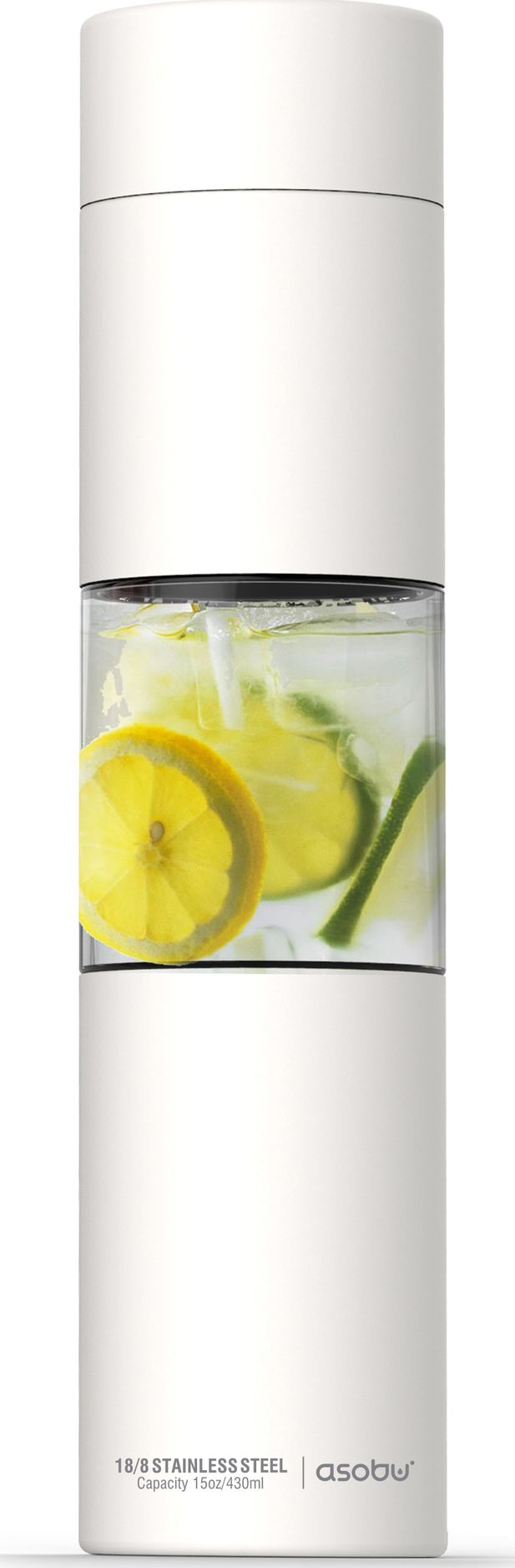 Бутылка Asobu FLAVOUR U SEE, 500 мл, Белая. Артикул SWG15.01-WHITE