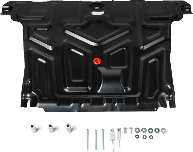 Защита АвтоБРОНЯ для картера и КПП Hyundai Creta I 2016-2021. Артикул 111.02366.1