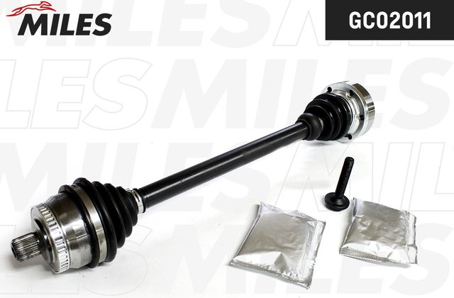 Полуось (привод в сборе, приводной вал) Miles правая для Audi A4 I (B5) 1994-2001. Артикул GC02011