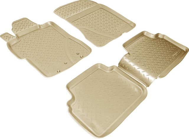 Коврики Норпласт для салона Honda Civic седан 2006-2011. БЕЖЕВЫЕ. Артикул NPL-Po-30-08-B