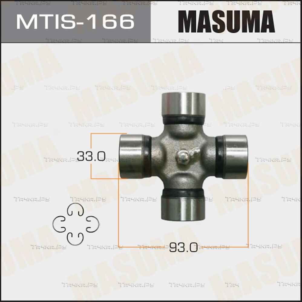 Крестовина карданного вала Masuma. Артикул MTIS-166