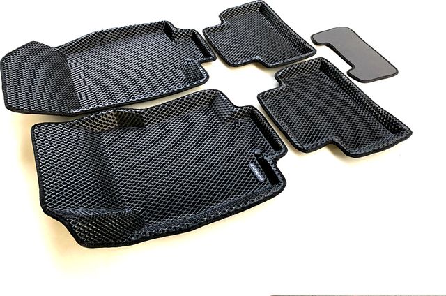 Коврики Euromat 3D EVA для салона Nissan Qashqai II (Рос. сборка) 2015-2026. Артикул EM3DEVA-003722