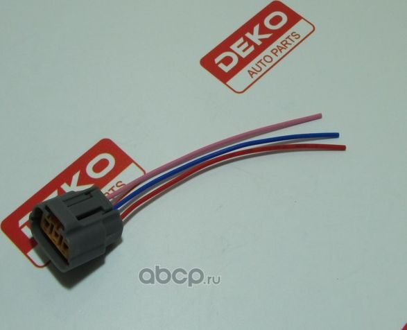 Штекер для катушки MAZMMC ZZY1-18-100, MD361710 ,MD362913, MD362907, арт. CP-710 (Deko). Артикул CP710