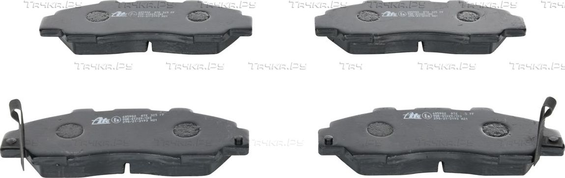 Тормозные колодки ATE передние для Honda Integra IV 2002-2006. Артикул 13.0460-5982.2