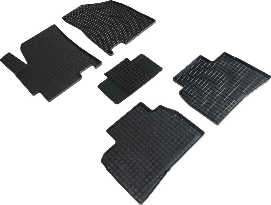 Коврики резиновые Seintex с узором сетка для салона Jaс J7 2020-2026. Артикул 96181