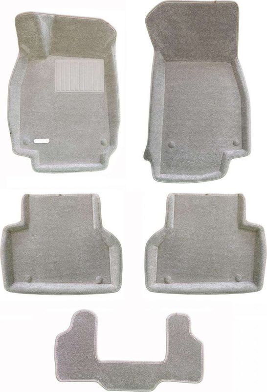 Коврики текстильные Euromat 3D Business для салона Audi A6 C8 2018-2026 Бежевые. Артикул EMC3D-001111T