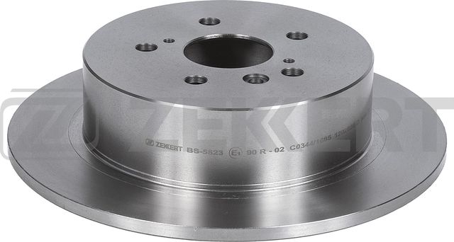 Тормозной диск Zekkert задний для Toyota Highlander II (U40) 2007-2014. Артикул BS-5823