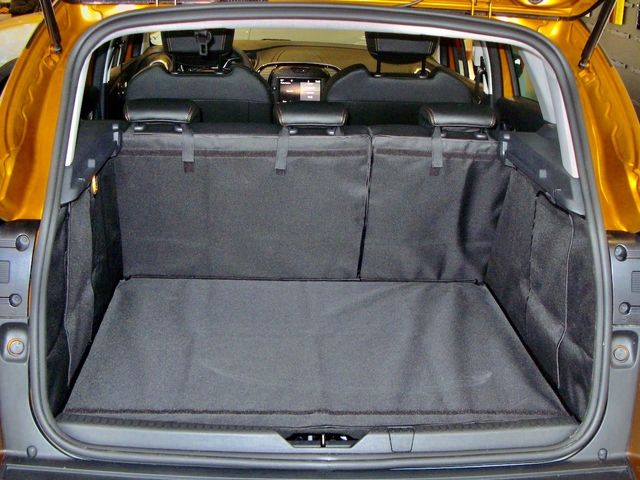 Защитный чехол AUTOSMSTUDIO "Maxi" в багажник автомобиля для Renault Kaptur 04.2016-2026, серый. Артикул TP-RKPT-MAXI-GR