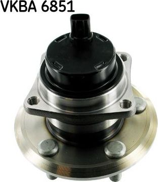 Ступичный подшипник (комплект) SKF задний для Toyota Wish I 2003-2009. Артикул VKBA 6851