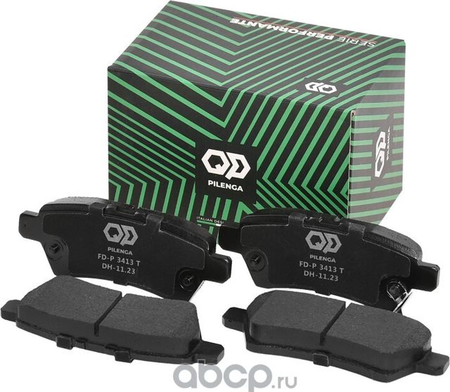 Колодки тормозные дисковые задние Performante (Pilenga). Артикул FDP3413T