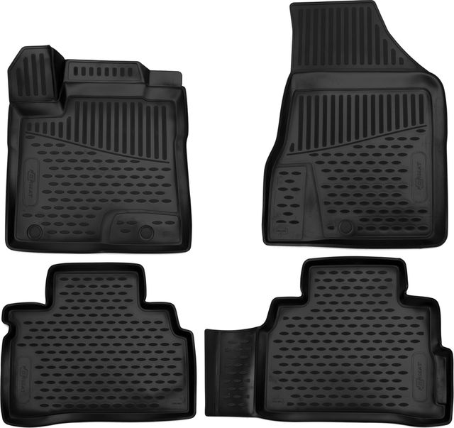 Коврики 3D Format c повышенной износостойкостью для салона Nissan Murano Z52 2016-2026. Артикул FORMAT.3D3661210k