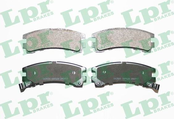 Тормозные колодки LPR. Артикул 05P528