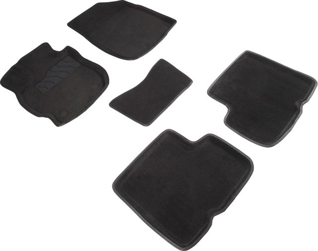 Коврики Seintex 3D ворсовые для салона Nissan Almera G15 2013-2026. Артикул 86315