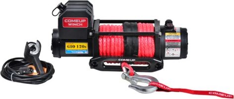 Лебёдка электрическая 12V COMEUP GIO 120S STD 12000 lbs 5443 кг (Синтетический трос). Артикул 853860
