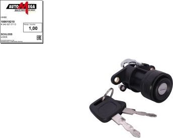 Замок задней двери Automega. Артикул 100019210