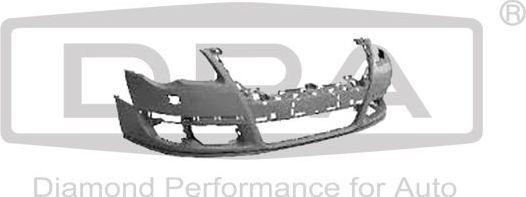 Бампер DPA передний для Volkswagen Passat B6 2005-2011. Артикул 88070029702