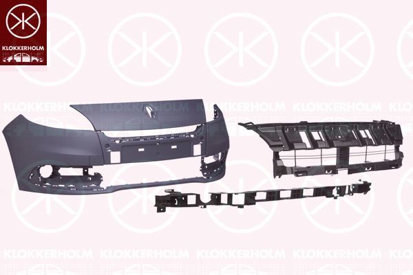 Бампер Klokkerholm передний для Renault Scenic III 2008-2016. Артикул 6044904
