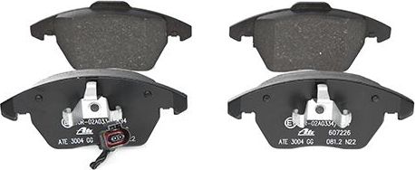 Тормозные колодки ATE для Audi TT II (8J) 2006-2014. Артикул 13.0460-7226.2