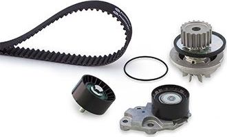 Помпа (водяной насос) с комплектом ремня ГРМ Gates PowerGrip® для Daewoo Lanos 2001-2005. Артикул KP15419XS-1
