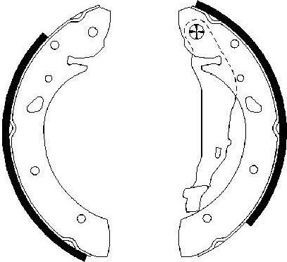 Тормозные колодки Bosch. Артикул 0 986 487 572