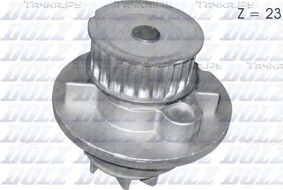 Помпа (водяной насос) Dolz для Opel Zafira B 2006-2011. Артикул O146