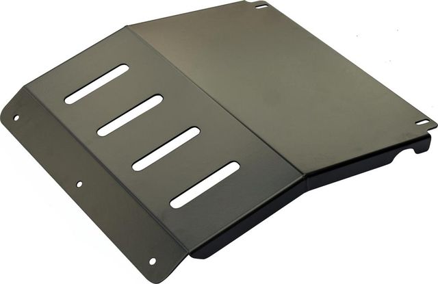 Защита радиатора на передний бампер РИФ под накладку для Mitsubishi L200 2006-2015. Артикул RIFTRT-330ST