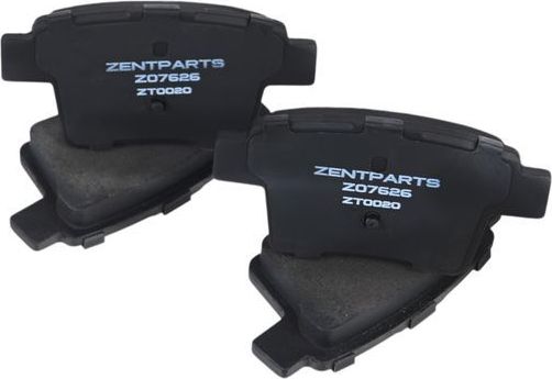 Тормозные колодки Zentparts. Артикул Z07626