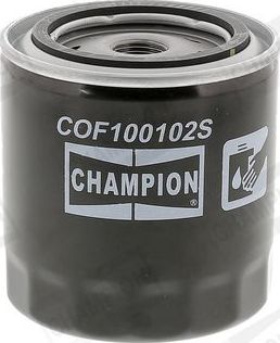 Масляный фильтр Champion для Toyota Auris I 2007-2012. Артикул COF100102S