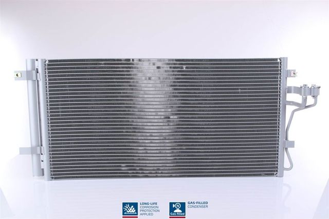 Радиатор кондиционера (конденсатор) Nissens (алюминий) для Hyundai Sonata V (NF) 2006-2010. Артикул 940099