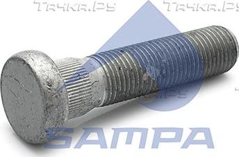 Шпилька колеса (болт ступицы) Sampa для Scania G 2004-2015. Артикул 043.256