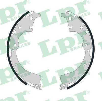 Тормозные колодки LPR задние для Toyota Lite Ace III 1988-1992. Артикул 06650