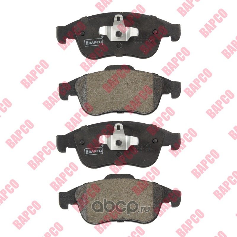 Колодки тормозные дисковые пер. RENAULT DUSTER 12-, CAPTUR, New SCENIC (Bapco) Bapco. Артикул BP0395