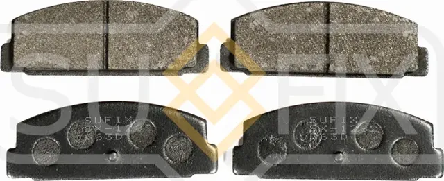 Колодки тормозные задние (Sufix). Артикул SX1282