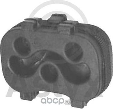 РЕЗИНКА ГЛУШИТЕЛЯ FIAT PUNTO III/ GRANDE PUNTO 05 (Aslyx). Артикул AS202904