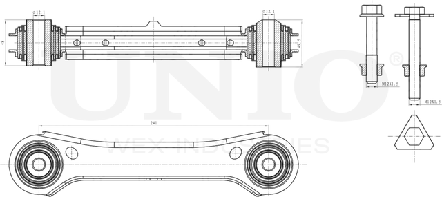 Рычаг подвески (Unio). Артикул SSP-40173