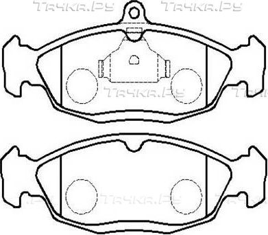 Тормозные колодки HSB. Артикул HP8375